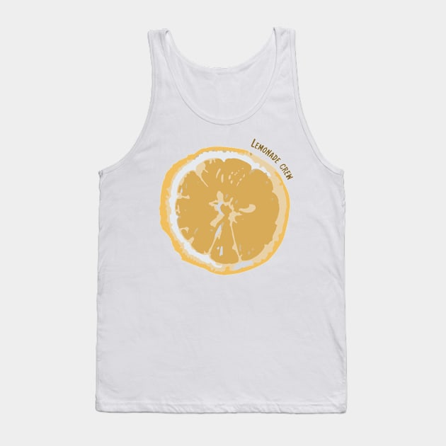 Lemonade crew Tank Top by DARNA